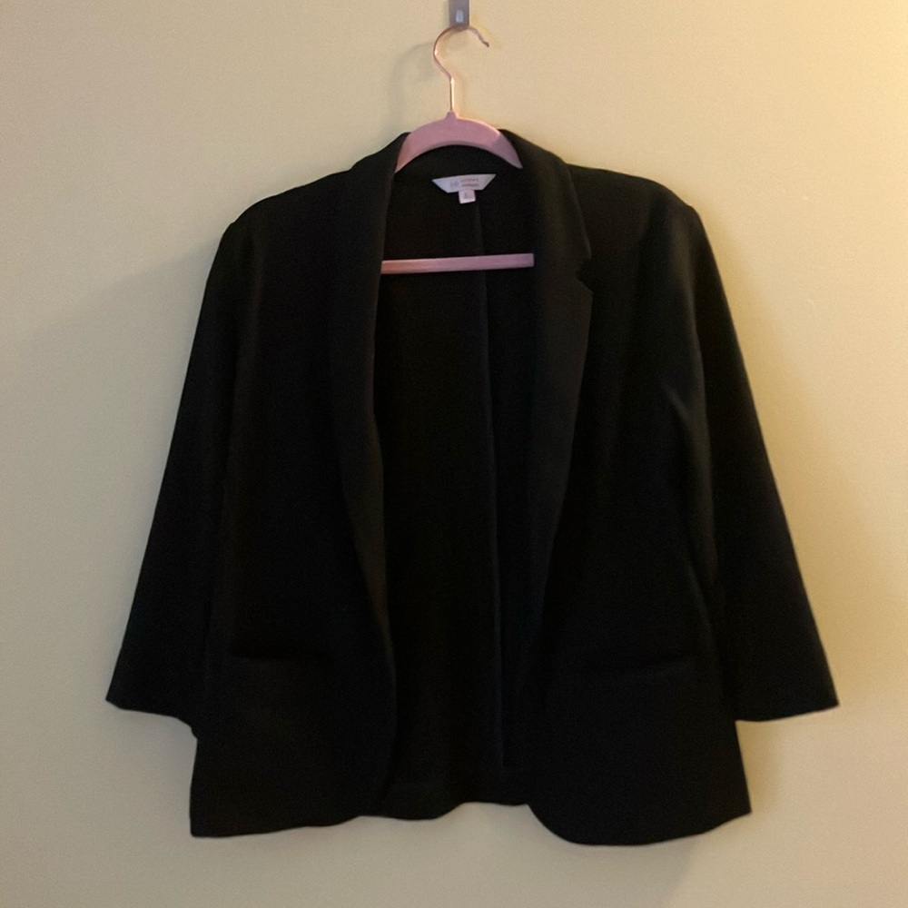 LC Lauren Conrad Black Blazer Classic Suit Jacket